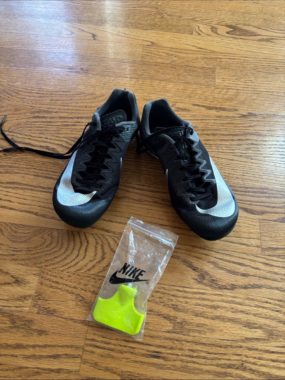 Nike Rival Sprint Black and Silver Women’s  Athletic Running Cleats